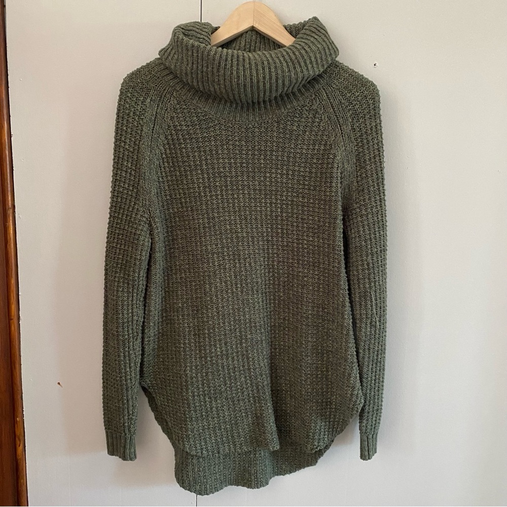 Slouchy Green Sweater